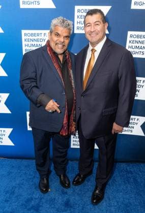 December 9, 2025, Bronx, New York, USA: Luis Guzman and Martin Cabrera, Jr. attend Robert F. Kennedy Human Rights Ripple of Hope annual award gala at Hilton Midtown Hotel in New York, NY on December 9, 2025. Bronx USA - ZUMAr339 20251209_znp_r339_070 Copyright: xLevxRadinx