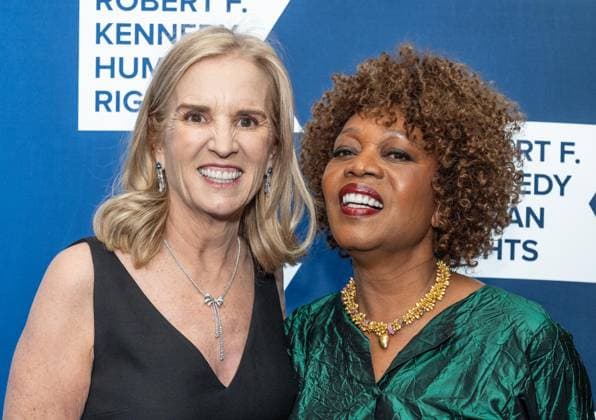 December 9, 2025, Bronx, New York, USA: Kerry Kennedy and Alfre Woodard attend Robert F. Kennedy Human Rights Ripple of Hope annual award gala at Hilton Midtown Hotel in New York, NY on December 9, 2025. Bronx USA - ZUMAr339 20251209_znp_r339_079 Copyright: xLevxRadinx