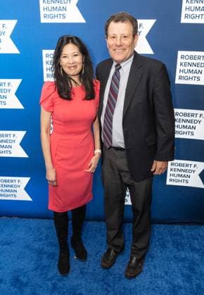 December 9, 2025, Bronx, New York, USA: Sheryl WuDunn and Nicholas D. Kristof attend Robert F. Kennedy Human Rights Ripple of Hope annual award gala at Hilton Midtown Hotel in New York, NY on December 9, 2025. Bronx USA - ZUMAr339 20251209_znp_r339_088 Copyright: xLevxRadinx