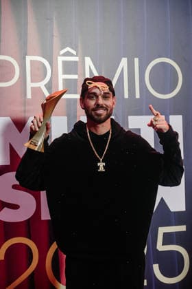 RIO DE JANEIRO, RJ - 09.12.2025: PREMIO MULTISHOW 2025 - Papatinho at the 2025 Multishow Music Awards, a celebration of Brazilian music, which takes place on December 9th at Farmasi Arena in Rio de Janeiro. x2856841x  CristianexMota