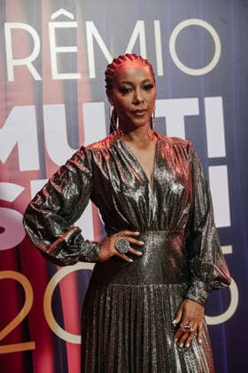 RIO DE JANEIRO, RJ - 09.12.2025: PREMIO MULTISHOW 2025 - Negra Li at the 2025 Multishow Music Awards, a celebration of Brazilian music, which takes place on December 9th at Farmasi Arena in Rio de Janeiro. x2856843x  CristianexMota