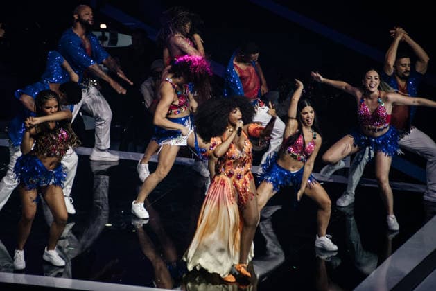 RIO DE JANEIRO, RJ - 09.12.2025: PREMIO MULTISHOW 2025 - Gabi Amarantos at the 2025 Multishow Music Awards, a celebration of Brazilian music, which takes place on December 9th at Farmasi Arena in Rio de Janeiro. x2856874x  CristianexMota