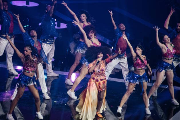 RIO DE JANEIRO, RJ - 09.12.2025: PREMIO MULTISHOW 2025 - Gabi Amarantos at the 2025 Multishow Music Awards, a celebration of Brazilian music, which takes place on December 9th at Farmasi Arena in Rio de Janeiro. x2856897x  CristianexMota