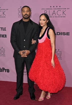 The Critics Choice Association™s 8th Annual Celebration of Black Cinema & Television Michael B. Jordan and Tessa Thompson arriving at The Critics Choice Association™s 8th Annual Celebration of Black Cinema & Television held at the Fairmont Century Plaza on December 9, 2025 in Century City, Ca. Century City Fairmont Century Plaza California USA Copyright: xLeexWatt AFF-USA.COMx