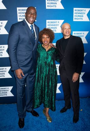 Arrivals for the 2025 Ripple of Hope Gala Featuring: Magic Johnson, Alfre Woodard, Glenn Davis Where: New York, New York, United States When: 09 Dec 2025 Credit: Janet Mayer INSTARimages.com EDITORIAL USE ONLY. NOT FOR USE BY NEWSPAPERS BASED IN THE UK. Copyright: xx instar55327916