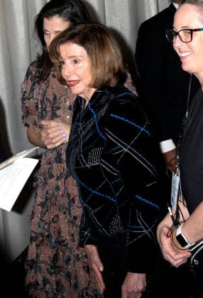 Arrivals for the 2025 Ripple of Hope Gala Featuring: Nancy Pelosi Where: New York, New York, United States When: 09 Dec 2025 Credit: Janet Mayer INSTARimages.com EDITORIAL USE ONLY. NOT FOR USE BY NEWSPAPERS BASED IN THE UK. Copyright: xx instar55327922