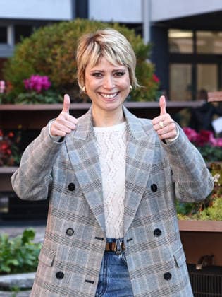 Rome, Rai headquarters formerly at Teulada, photocall for the series Tutta scena. Pictured: Euridice Axen  Copyright: xMarcoxProvvisionatox xipa-agency.netx xMarcoxProvvisionatox IPA_Agency_IPA68984915