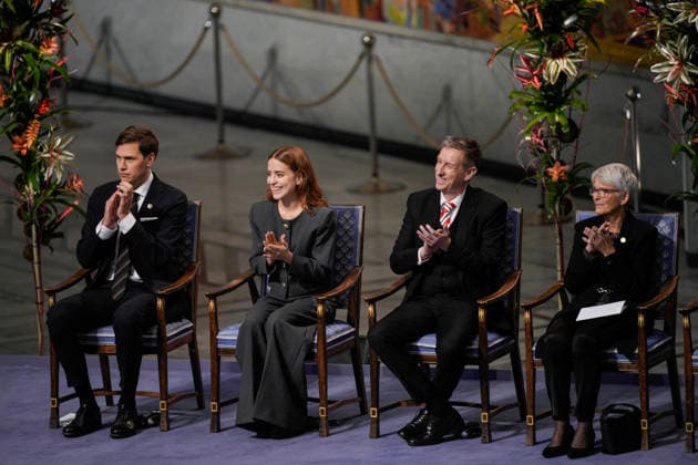 Nobel Peace Prize 2025 Oslo 20251210 The daughter of Nobel Peace Prize winner Ana Corina Sosa during the award ceremony for the Nobel Pea  Copyright: xStianxLysbergxSolumx xNTBx