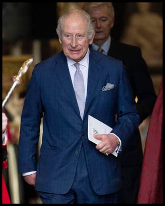 . 10 12 2025. London, United Kingdom. King Charles III leaving an Advent Service at Westminster Abbey in London.  xStephenxLockx xi-Imagesx IIM-26447-0017