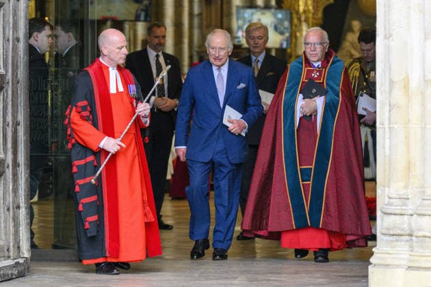King Charles III attends Advent service at Westminster Abbey LONDON, UNITED KINGDOM - DECEMBER 10: King Charles III attends Christian witness in Advent service at Westminster Abbey in London, United Kingdom on December 10, 2025 Ray Tang Anadolu London United Kingdom. Editorial use only. Please get in touch for any other usage.  Copyright: x2025xAnadoluxRayxTangx