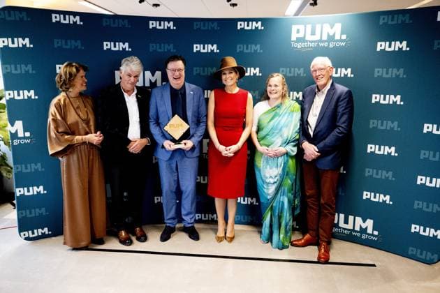THE HAGUE Queen Maxima attends the PUM Impact Awards ceremony. PUM, founded by the employers organization VNO-NCW, sends experienced Dutch professionals to support small and medium-sized enterprises in developing countries and emerging markets with voluntary advice. ANP HOLLANDSE HOOGTE ROBIN UTRECHT netherlands out - belgium out  Copyright: xx x544490093x originalFilename: 544490093.jpg