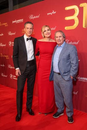 Donations Gala 31 Jose Carreras Gala Sven Lohrig, Stephanie Müller Spirra and Chris de Burgh at the 31 Jose Carreras Gala at Mediacity Leipzig on 10 12 2025 Copyright: xEventpressxKochanx