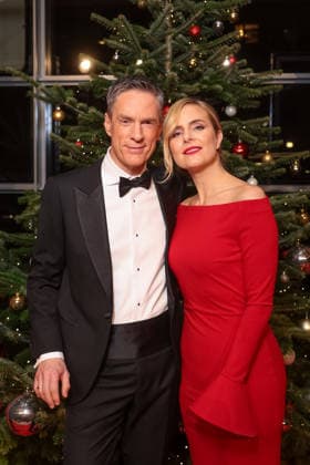 Donations Gala 31 Jose Carreras Gala Sven Lohrig and Stephanie Müller Spirra at the 31 Jose Carreras Gala at Mediacity Leipzig on 10 12 2025 Copyright: xEventpressxKochanx