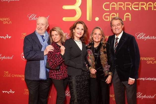 Donations Gala 31 Jose Carreras Gala LÃ a Linster and Artur Mas at the 31 Jose Carreras Gala at Mediacity Leipzig on 10 12 2025 Copyright: xEventpressxKochanx