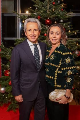 Donations Gala 31 Jose Carreras Gala Alberto Carreras and Ingrid Savaldo at the 31 Jose Carreras Gala at Mediacity Leipzig on 10 12 2025 Copyright: xEventpressxKochanx