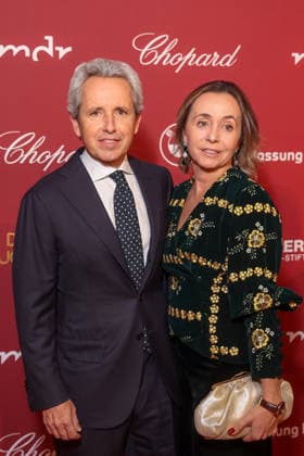 Donations Gala 31 Jose Carreras Gala Alberto Carreras and Ingrid Savaldo at the 31 Jose Carreras Gala at Mediacity Leipzig on 10 12 2025 Copyright: xEventpressxKochanx