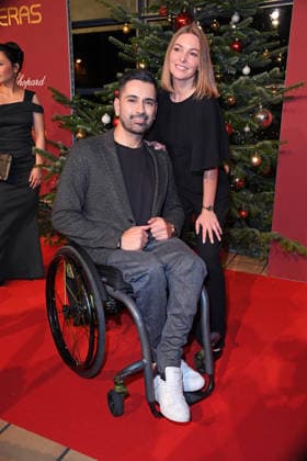 Tan Caglar with girlfriend Nadja Bergmann 31 JOSE CARRERAS GALA at Media City in Leipzig on 10 12 2025