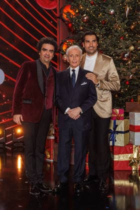 Donations Gala 31 Jose Carreras Gala Rolando Villazon, Jose Carreras and Jonathan Tetelman at the 31 Jose Carreras Gala at Mediacity Leipzig on 10 12 2025 Copyright: xEventpressxKochanx