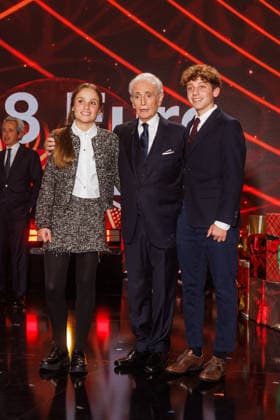 Donations Gala 31 Jose Carreras Gala Joana Rocas, Jose Carreras and Adria Rocas at the 31 Jose Carreras Gala at Mediacity Leipzig on 10 12 2025 Copyright: xEventpressxKochanx