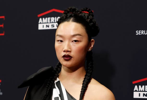 Audrey Nuna arrives on the red carpet when TIME Celebrates A Year In TIME at Current at Chelsea Piers on Wednesday, December 10, 2025 in New York City. Rei Ami, EJAE, and Audrey Nuna are the vocalists behind the fictional K-Pop girl group HUNTR X in the popular Netflix animated musical movie K-Pop Demon Hunters.  NYP20251210109 JohnxAngelillo