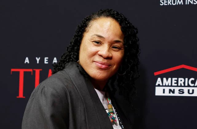 Dawn Staley arrives on the red carpet when TIME Celebrates A Year In TIME at Current at Chelsea Piers on Wednesday, December 10, 2025 in New York City.  NYP20251210117 JohnxAngelillo