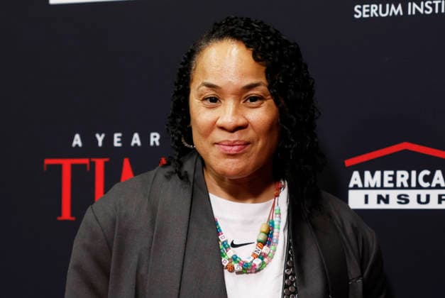 Dawn Staley arrives on the red carpet when TIME Celebrates A Year In TIME at Current at Chelsea Piers on Wednesday, December 10, 2025 in New York City.  NYP20251210128 JohnxAngelillo