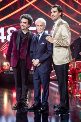 ABBleipzig Rolando Villazon, Jose Carreras and Jonathan Tetelman on stage Participants Guest at the 31 Jose Carreras Gala in the Media City Leipzig, on 10 12 25 Saxony Germany