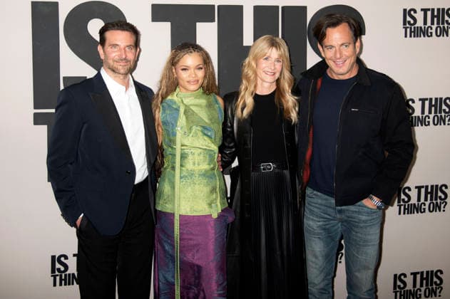 Bradley Cooper, Andra Day, Laura Dern and Will Arnett at the special screening of the movie Is This Thing On at the DGA Theater New York, 10 12 2025 Foto:xB.xHinex xFuturexImagex thing_5244
