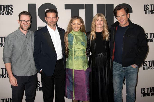 Weston Middleton, Bradley Cooper, Andra Day, Laura Dern and Will Arnett at the special screening of the movie Is This Thing On at the DGA Theater New York, 10 12 2025 Foto:xB.xHinex xFuturexImagex thing_5246