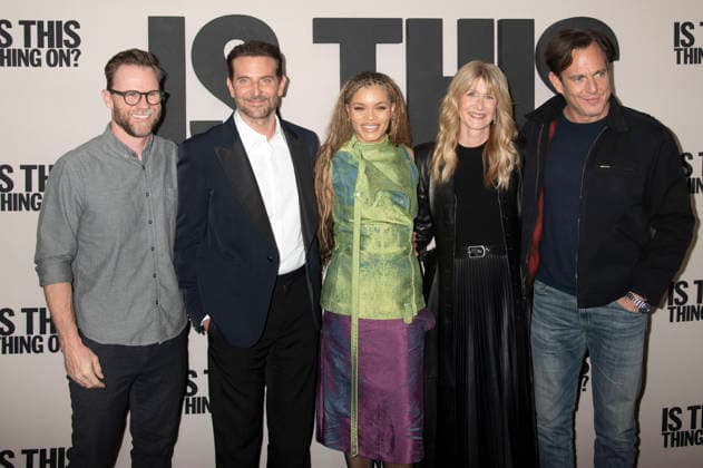 Weston Middleton, Bradley Cooper, Andra Day, Laura Dern and Will Arnett at the special screening of the movie Is This Thing On at the DGA Theater New York, 10 12 2025 Foto:xB.xHinex xFuturexImagex thing_5248