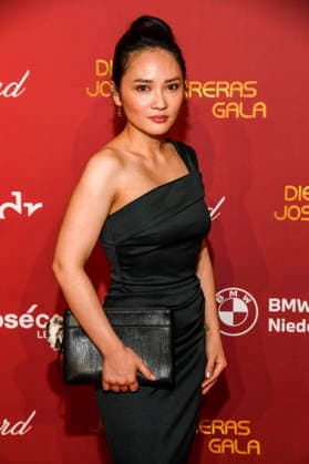 ABBleipzig Mai Duong Kieu on the red carpet at the 31 Jose Carreras Gala at Media City Leipzig, on 10 12 25 Saxony Germany
