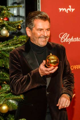 ABBleipzig Thomas Anders Saenger on the red carpet at the 31 Jose Carreras Gala in the Media City Leipzig, on 10 12 25 Saxony Germany