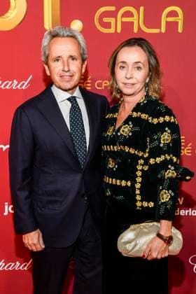 ABBleipzig Albert Carreras and Ingrid Salvado as guests on the red carpet at the 31 Jose Carreras Gala at Media City Leipzig, on 10 12 25 Saxony Germany