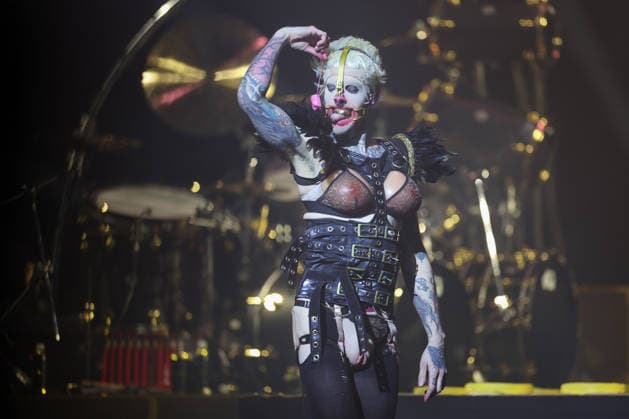 PXL_Till Lindemann concert Till Lindemann performs during his concert at Arena Zagreb in Zagreb, Croatia on December 10, 2025.  MatijaxHabljak PIXSELL