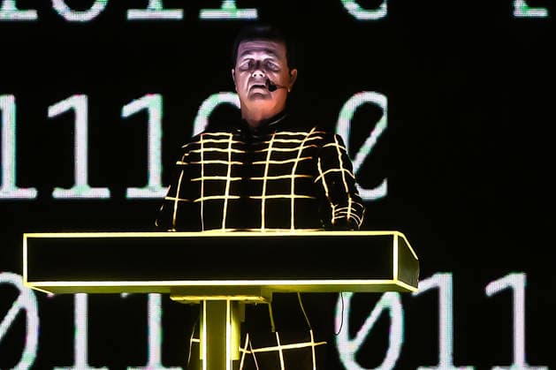 Konzert von Kraftwerk at Uber Eats Music Hall Berlin Kraftwerk, Ralf Hütter, Henning Schmitz, Falk Grieffenhagen und Georg Bongartz *** Local Caption *** *** Concert by Kraftwerk at Uber Eats Music Hall Berlin Kraftwerk, Ralf Hütter, Henning Schmitz, Falk Grieffenhagen and Georg Bongartz Local Caption