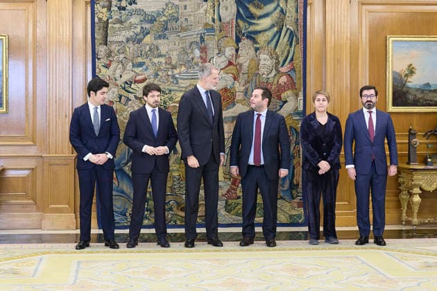 The King receives a representation of the Board of Directors and main shareholders of Agenda Pública The King, Felipe VI, receives in audience a representation of the Board of Directors and main shareholders of Agenda Pública at the Zarzuela Palace, on December 11, 2025, in Madrid Spain 11 DECEMBER 2025 Jesús Hellí Spain  Copyright: xJesusxHellinx 7163627