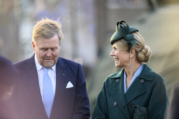 Amsterdam, The Netherlands, 2025-12-11 11:57:58 AMSTERDAM, 11-12-2025, Marineterrein State visit of the President of Finland, Alexander Stubb, to the Netherlands. He is accompanied by his wife, Suzanne Innes-Stubb. At the Marineterrein (MEA), the Royal Couple, the Finnish President, and Mrs. Innes-Stubb will visit the Amsterdam Drone Lab, where they will learn about the use of drones for various civilian purposes, with relevance to the energy and defense sectors. Students and instructors will discuss topics including Defensity College. PHOTO: NLBeeld Patrick van Emst Credit: NL Beeld Patrick van Emst Copyright: xx x