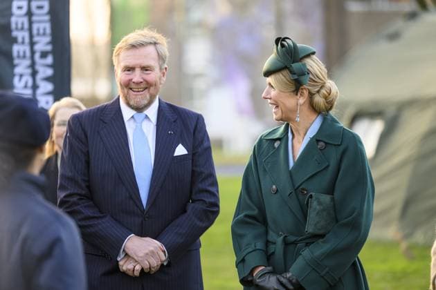 Amsterdam, The Netherlands, 2025-12-11 11:58:16 AMSTERDAM, 11-12-2025, Marineterrein State visit of the President of Finland, Alexander Stubb, to the Netherlands. He is accompanied by his wife, Suzanne Innes-Stubb. At the Marineterrein (MEA), the Royal Couple, the Finnish President, and Mrs. Innes-Stubb will visit the Amsterdam Drone Lab, where they will learn about the use of drones for various civilian purposes, with relevance to the energy and defense sectors. Students and instructors will discuss topics including Defensity College. PHOTO: NLBeeld Patrick van Emst Credit: NL Beeld Patrick van Emst Copyright: xx x