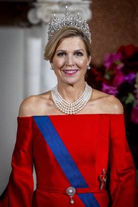 AMSTERDAM King Willem-Alexander, Queen Maxima, and Princess Amalia received President Alexander Stubb and his wife Suzanne Innes-Stubb at the Royal Palace Amsterdam for a state banquet. ANP HH Patrick van Katwijk netherlands out - belgium out  Copyright: xx x544601286x originalFilename: 544601286.jpg