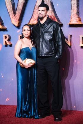 UK Premiere of Avatar: Fire and Ash on Thursday 11 December 2025 Erika Raimondi and Dominic Solanke seen at the UK Premiere of Avatar: Fire and Ash on Thursday 11 December 2025 at BFI IMAX, London. ., Credit:Julie Edwards Avalon  Copyright: xJuliexEdwardsx xAvalonx 1058517874