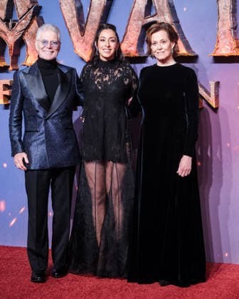 UK Premiere of Avatar: Fire and Ash on Thursday 11 December 2025 Stephen Lang, Oona Castilla Chaplin and Sigourney Weaver seen at the UK Premiere of Avatar: Fire and Ash on Thursday 11 December 2025 at BFI IMAX, London. ., Credit:Julie Edwards Avalon  Copyright: xJuliexEdwardsx xAvalonx 1058518336