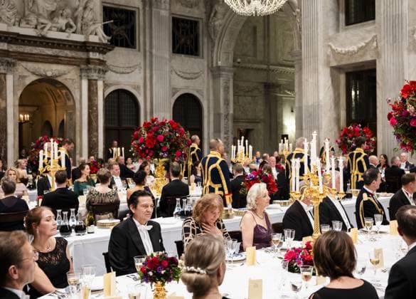 AMSTERDAM Former footballer Jari Litmanen attends the state banquet at the Royal Palace in Amsterdam along with King Willem-Alexander, Queen Maxima, Finnish President Alexander Stubb, and his wife Suzanne Innes-Stubb, on the first day of a two-day state visit to the Netherlands. ANP REMKO DE WAAL netherlands out - belgium out  Copyright: xx x544611595x originalFilename: 544611595.jpg