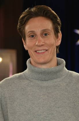 National soccer goalkeeper Ann Katrin Berger as a guest on the WDR talk show Kölner Treff