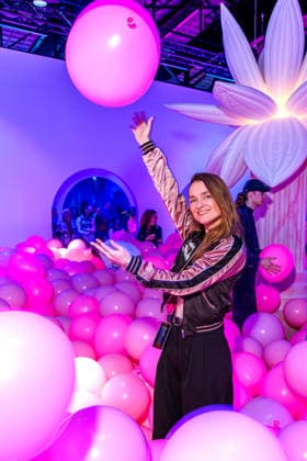 Opening of Bubble Planet The Experience Museum Josephin Busch at the opening of Bubble Planet The Experience Museum for all the Senses in the Arena Berlin on 11 12 2025 Copyright: xEventpressxKochanx