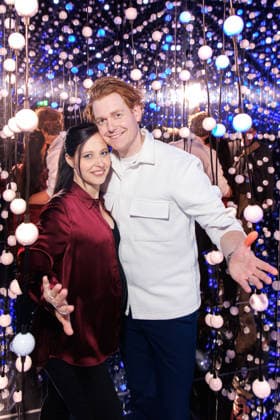 Opening of Bubble Planet The Experience Museum Nadja Jo Klapper and Johannes Heinrichs at the opening of Bubble Planet The Experience Museum for all the Senses at Arena Berlin on 11 12 2025 Copyright: xEventpressxKochanx