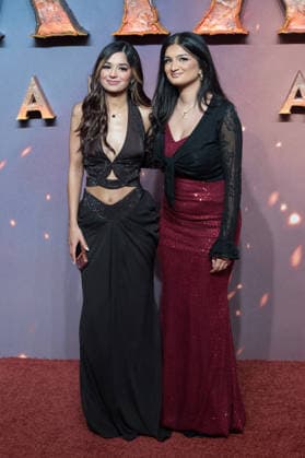 Avatar: Fire and Ash UK Premiere in London LONDON, UNITED KINGDOM - DECEMBER 11: Shivani Khosla (L) attends the UK premiere of Avatar: Fire and Ash at BFI IMAX, Waterloo in London, United Kingdom on December 11, 2025. Wiktor Szymanowicz Anadolu London United Kingdom. Editorial use only. Please get in touch for any other usage.  Copyright: x2025xAnadoluxWiktorxSzymanowiczx