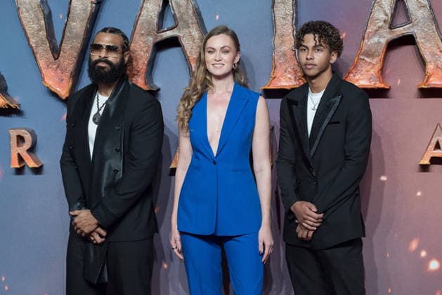 Avatar: Fire and Ash UK Premiere in London LONDON, UNITED KINGDOM - DECEMBER 11: David Haye, Sian Osbourne and Cassius Haye attend the UK premiere of Avatar: Fire and Ash at BFI IMAX, Waterloo in London, United Kingdom on December 11, 2025. Wiktor Szymanowicz Anadolu London United Kingdom. Editorial use only. Please get in touch for any other usage.  Copyright: x2025xAnadoluxWiktorxSzymanowiczx