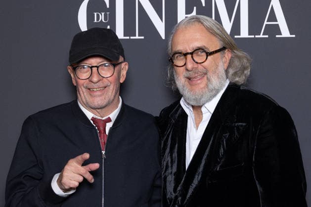 Andre Bazin - Cahiers Du Cinema Prize Jacques Audiard, Gregoire Chertok attends the Andre Bazin - Cahiers Du Cinema-Chanel Prize at La Coupole on December 11, 2025 in Paris, France. Photo by Nasser Berzane ABACAPRESS.COM Paris France  Copyright: xBerzanexNasser ABACAx