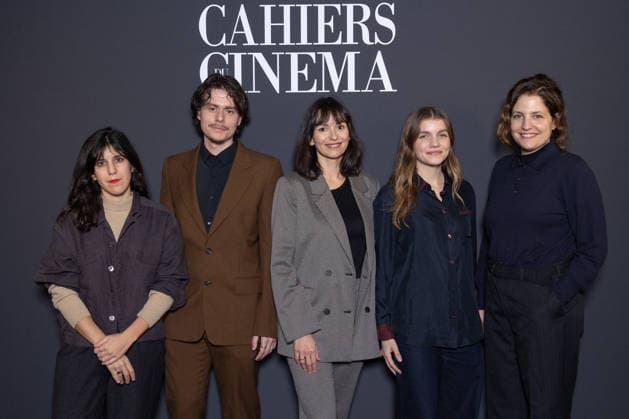 Andre Bazin - Cahiers Du Cinema Prize Mathieu Lucci, Galatea Bellugi, Anais Tellenne, Marine Atlan, Louise Hemon attends the Andre Bazin - Cahiers Du Cinema-Chanel Prize at La Coupole on December 11, 2025 in Paris, France. Photo by Nasser Berzane ABACAPRESS.COM Paris France  Copyright: xBerzanexNasser ABACAx