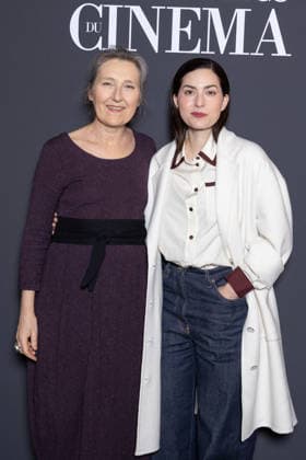 Andre Bazin - Cahiers Du Cinema Prize Marie Darrieussecq, Rebecca Zlotowski attends the Andre Bazin - Cahiers Du Cinema-Chanel Prize at La Coupole on December 11, 2025 in Paris, France. Photo by Nasser Berzane ABACAPRESS.COM Paris France  Copyright: xBerzanexNasser ABACAx